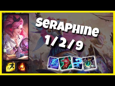 Seraphine 11.3 Gameplay Challenger Replay S11 Support (1/2/9) - OCE