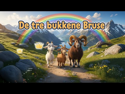 De Tre Bukkene Bruse 🐐 - Animasjonsfilm  | Eventyr For Barn | Norske Folkeeventyr