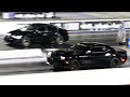 Dodge Challenger SRT Hellcat Vs. Infiniti Q50 Performance Drag Race - Las Vegas 6-2-2023 - 4K UHD