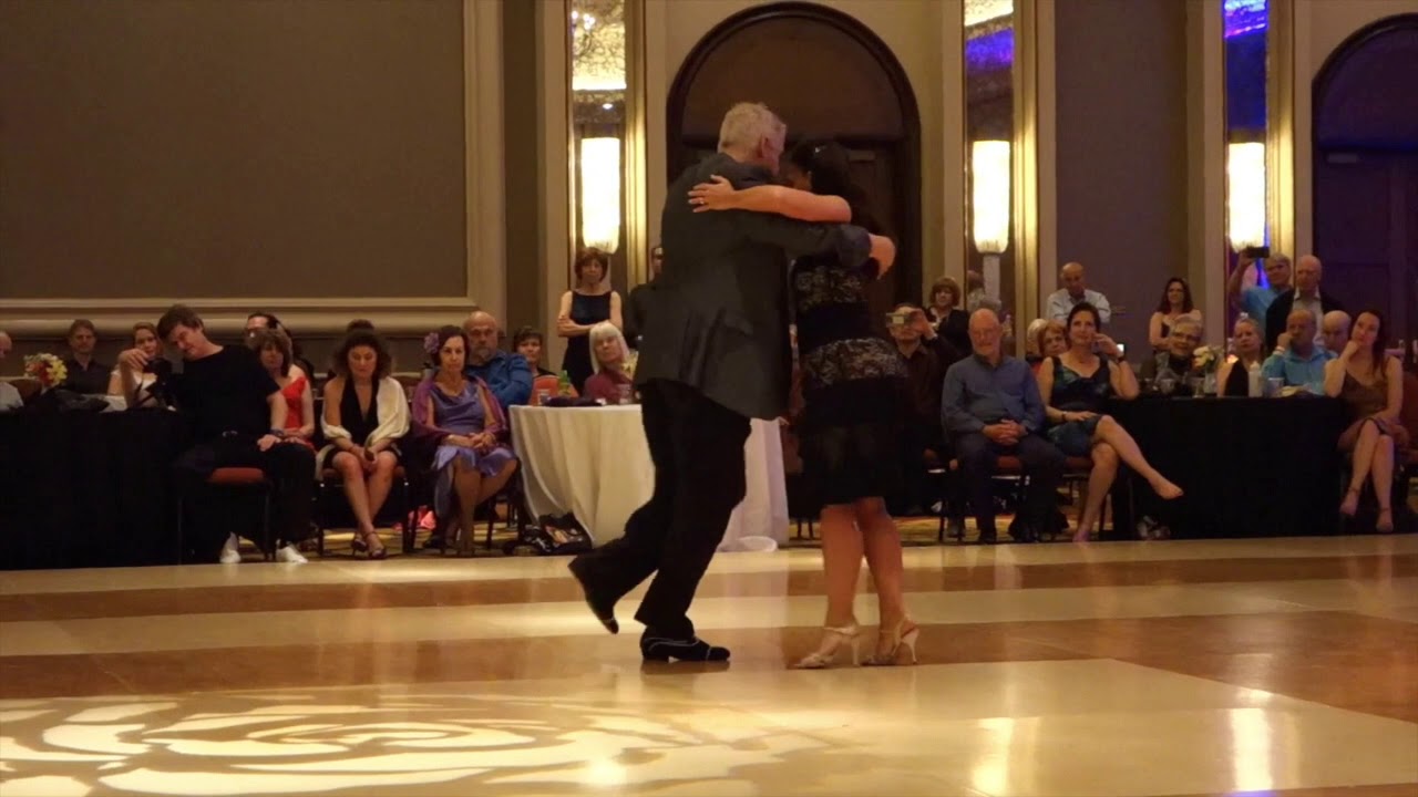 Oscar Casas and Marie Roach at the Tucson Tango Festival 2019
