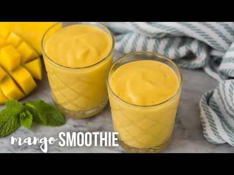 Mango Smoothie: 4 INGREDIENTS | The Recipe Rebel