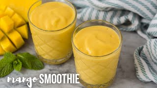 Mango Smoothie: 4 INGREDIENTS | The Recipe Rebel