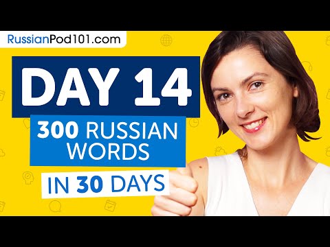 Day 14: 140/300 | Learn 300 Russian Words in 30 Days Challenge