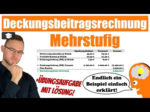 Mehrstufige Deckungsbeitragsrechnung Beispiel erklärt