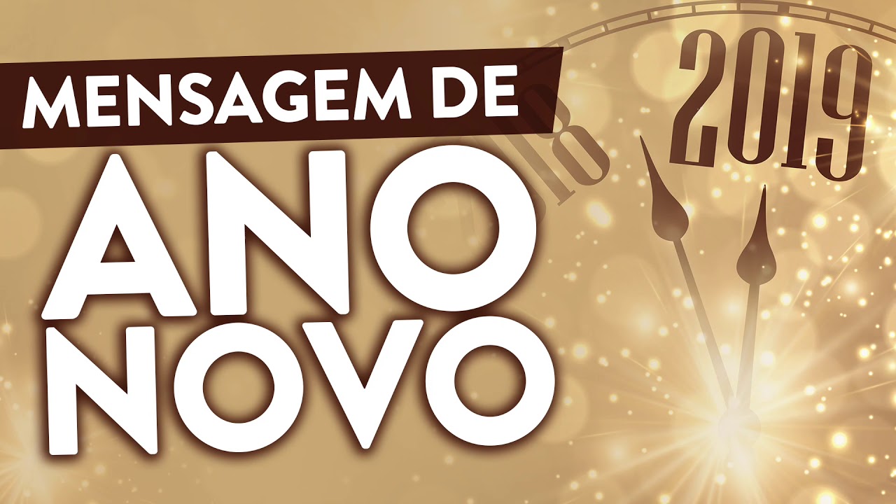 Mensagem de ano novo para VOCÊ!