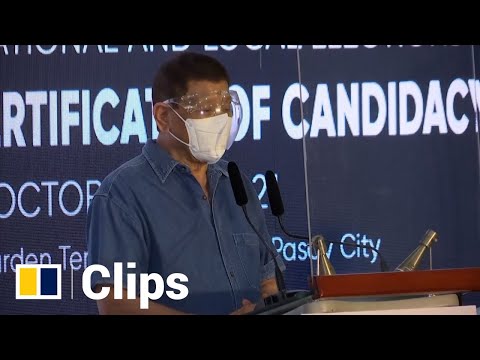 Philippine president Rodrigo Duterte pulls out of 2020 election and plans to retire from politics