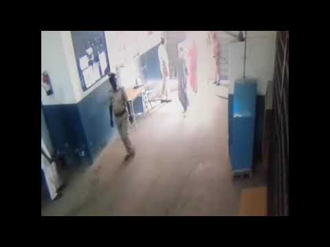 CCTV footage shows what appears to be Sasikala re-entering prison in civil clothes