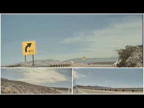 Driving on US-395 around Ridgecrest, California