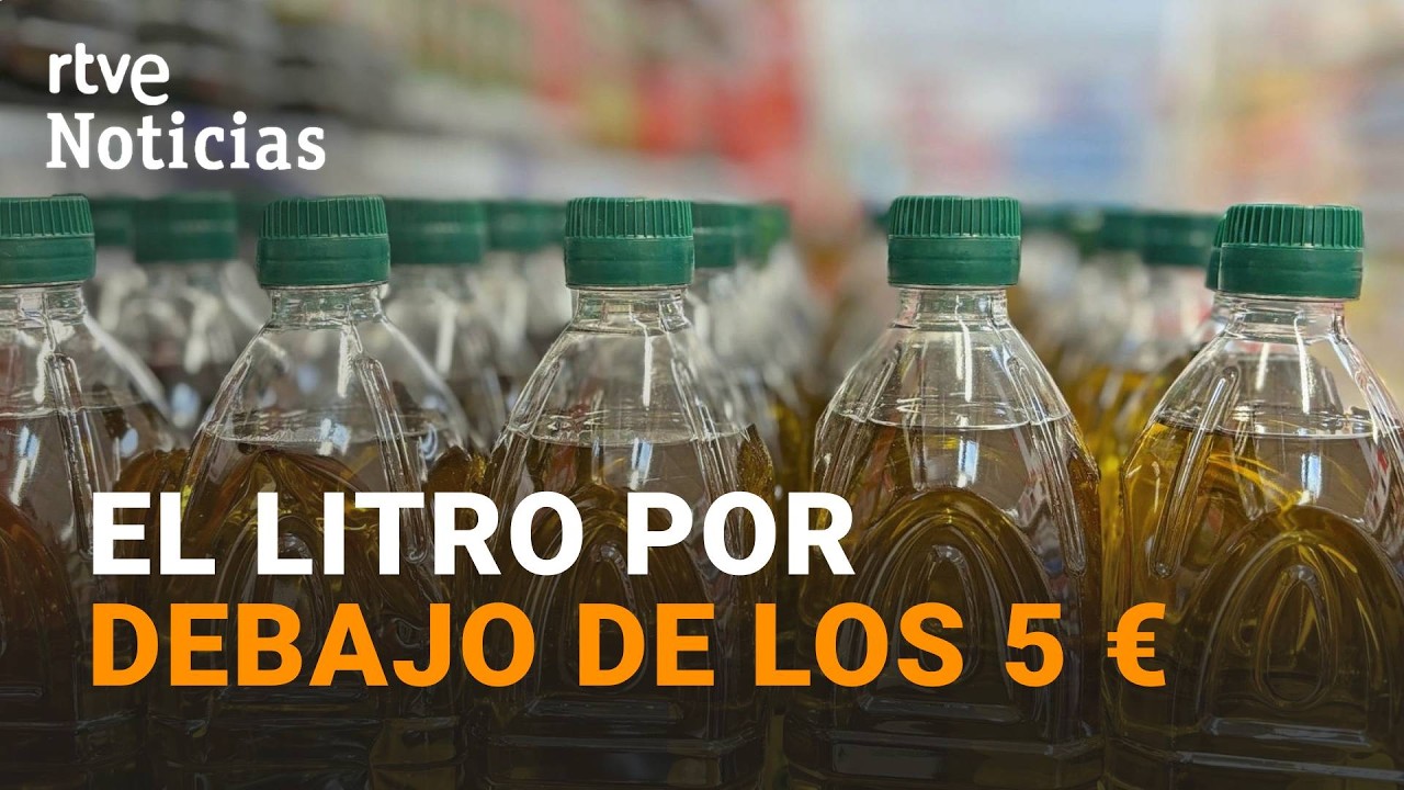 El precio del aceite de oliva cae a niveles de 2022 | RTVE Noticias