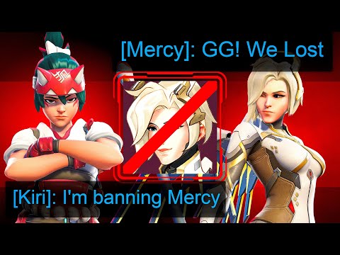 Was Banning Their Teammate's Mercy A Big Mistake? - Overwatch 2 Spectating