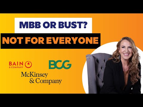 Why MBB or Bust Is NOT for Everyone