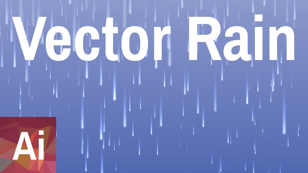 Vector Rain - Adobe Illustrator Tutorial