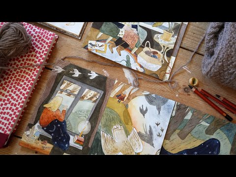 My January in Art & Craft ✨ | Folktales, Sketchbooks & Knitting