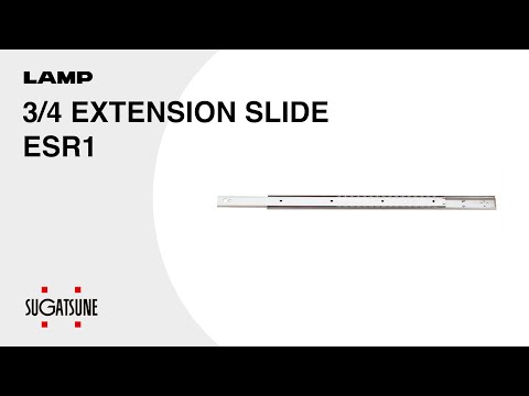[QUICK DEMO] 3/4 EXTENSION SLIDE ESR1 - Sugatsune Global