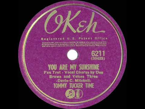 1941 Tommy Tucker - You Are My Sunshine (Don Brown & Voices Three, vocal)