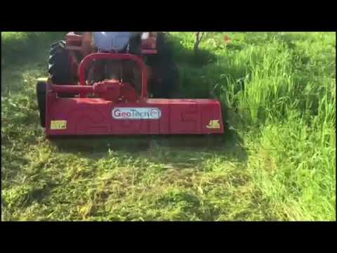 Fonctionnement du broyeur à tracteur GeoTech Pro MFM-125 fixe