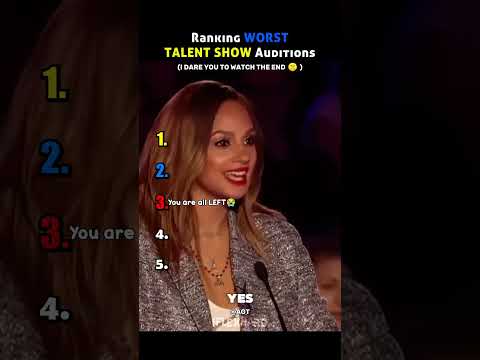 Ranking Worst Talent Show Auditions😭💀