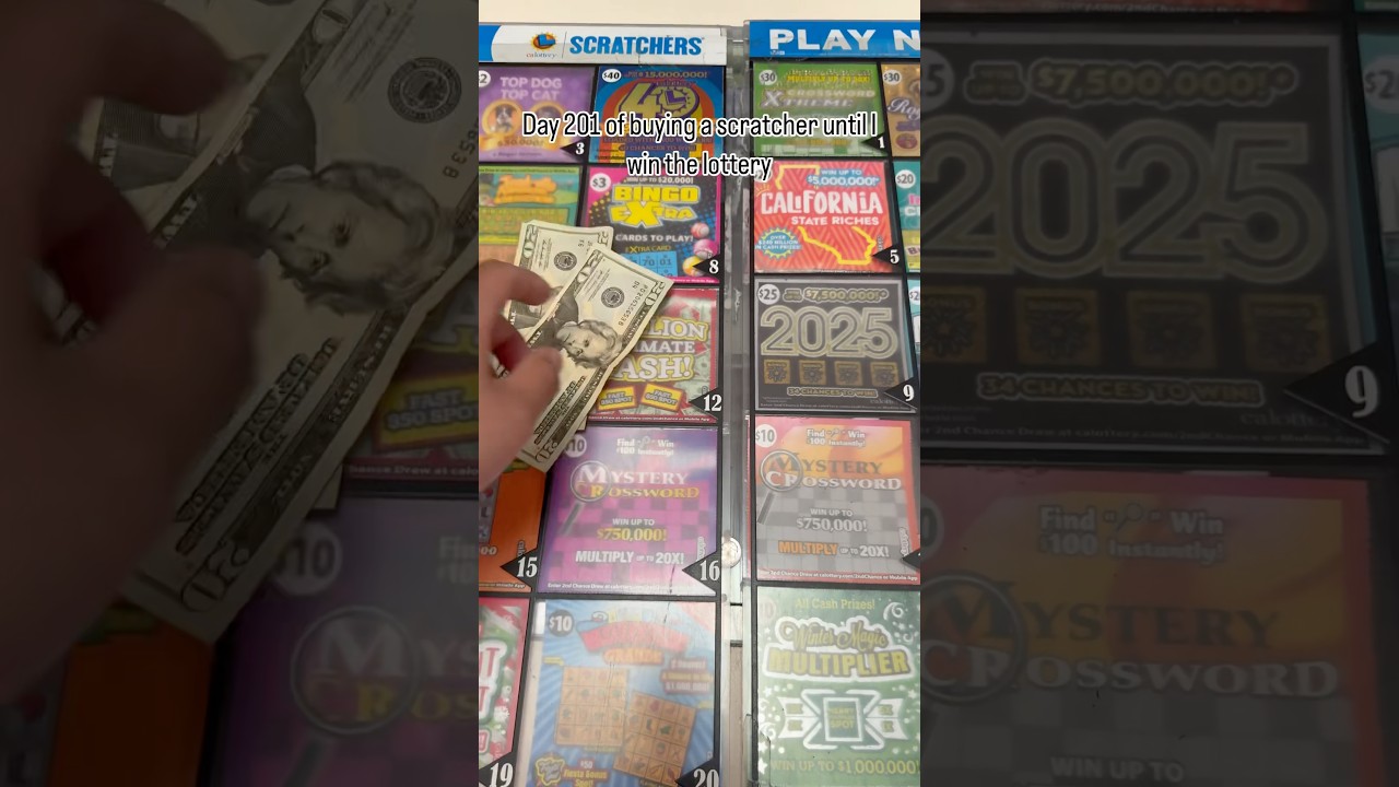Day 201 of buying a scratcher until I win the lottery