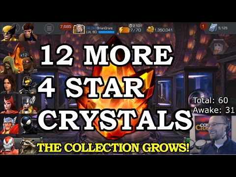 12 FOUR STAR Crystal Opening with Spreadsheet | Marvel Contest of Champions