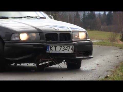 Patryk Śmietana / Grzegorz Mortek - BMW 332TI - KJS Zimowy Super OeS Barbórka Moszczenica 13-12-2015
