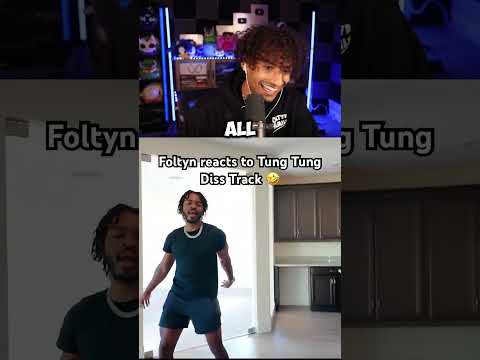 FOLTYN REACTS TO STEAL A BRAINROT DISS TRACK 🤣 @FoltynFamily #roblox #shorts