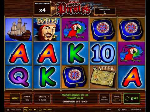 Pirates kostenlos spielen - Novomatic / Apex