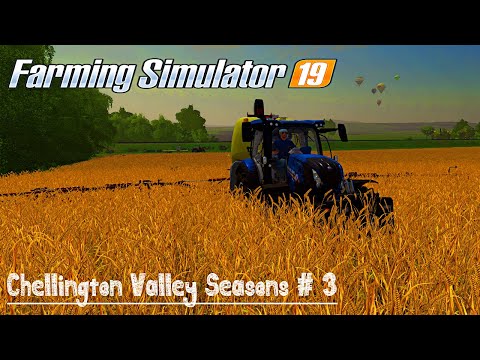 Purchase herbicides and fertilizers & Mowing grass ⭐Chellington Valley Seasons # 3⭐FS19 TimeLapse