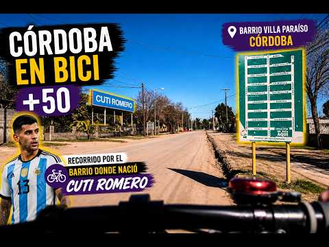 Córdoba en bici +50 Camino San Antonio barrio donde nacio Cuti Romero,  Villa Rivadavia Anexo A