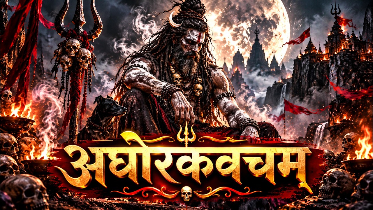AGHORA KAVACHAM 🔱 The Fearless Form of SHIVA | अघोरकवचम् | Powerful Sanskrit Chant