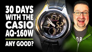 DAILY Driving the #CASIO AQ-160W for a Month – Comfort, Style & Features