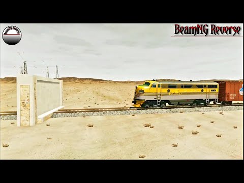 Trains vs Wall Crashes Reverse #1 - BeamNG Drive