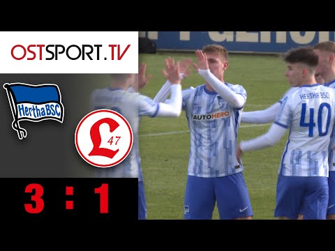 Hertha dreht Spiel! 70-Minuten-Unterzahl von L47: Hertha II - Lichtenberg 3:1 | Regionalliga Nordost