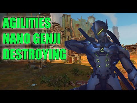 AGILITIES NANO GENJI POTG - GRAND MASTER GENJI GAMEPLAY OVERWATCH SEASON 23