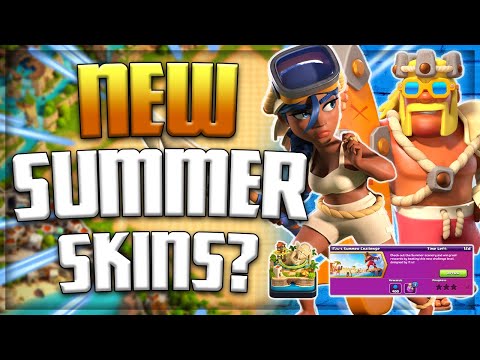OMG! TWO NEW HEROES SKINS | NEW SUMMER HEROES SKINS | NEW BASE SCENERY IS LIT