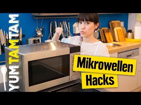 Mikrowellen-Hacks // Popcorn, Süßkartoffel, pochiertes Ei // #yumtamtam