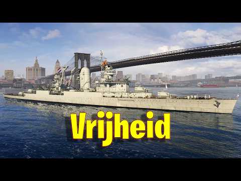 Meet The Vrijheid! Tier 7 Dutch Cruiser in World of Warships Legends