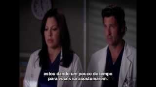 Grey&#39;s Anatomy 9x01 - Callie Derek and Mark   - Legendado PT-BR -