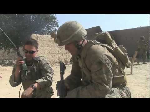 COMBAT FOOTAGE Marines in firefight beat Taliban ambush with 60mm Mortar Fire