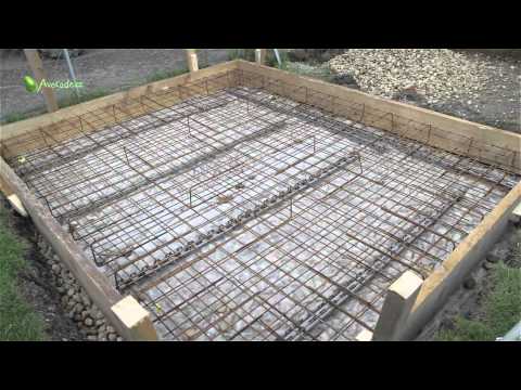Fundament  legen, Betonieren: Teil 2 - Bewehrung und Betonieren