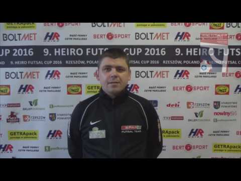 9. HFC 2016 - Wywiad z Adam Onyszczuk (SPAR Łańcut) po meczu z Projektantem