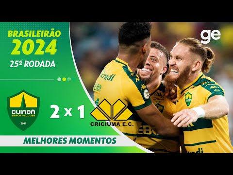 Gols e lances de Cuiabá x Criciúma