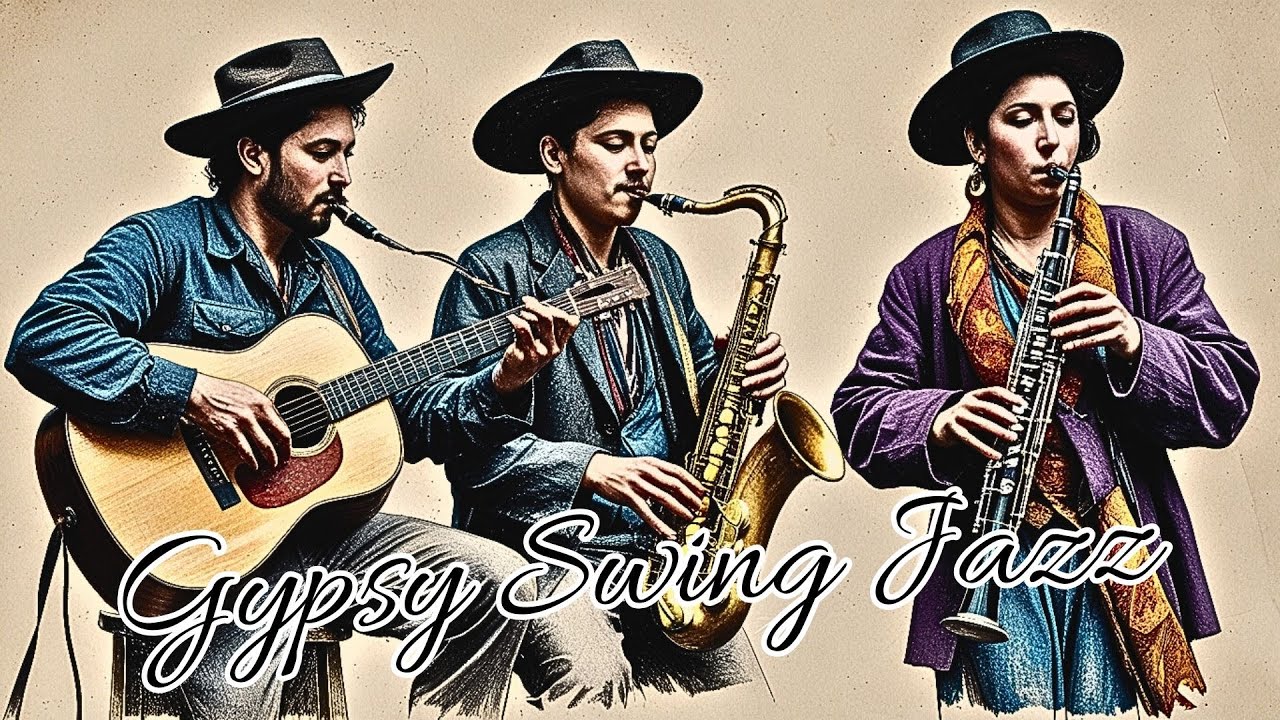 Gypsy Swing Jazz With The Saxophone & Oboe Solo Melodies Instrumental Music 🎷🎶