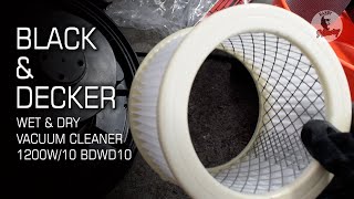 Black and Decker Wet and Dry Vacuum Cleaner | How to Replace Dust Bag & HEPA Filter 2021