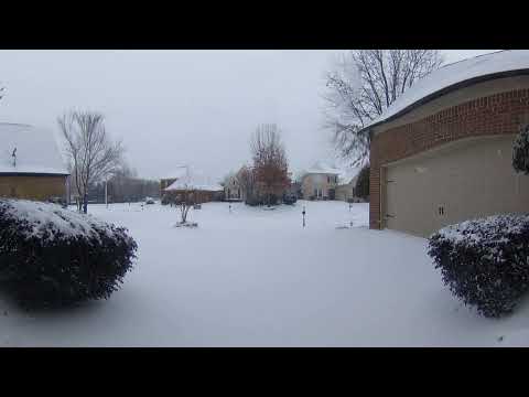 360° VR view of Collierville, TN Snow 02/17/2021