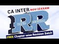 15 DAYS Revision Marathon CA Inter Nov 22 Starting 2nd Sept ICAI CA CS CMA