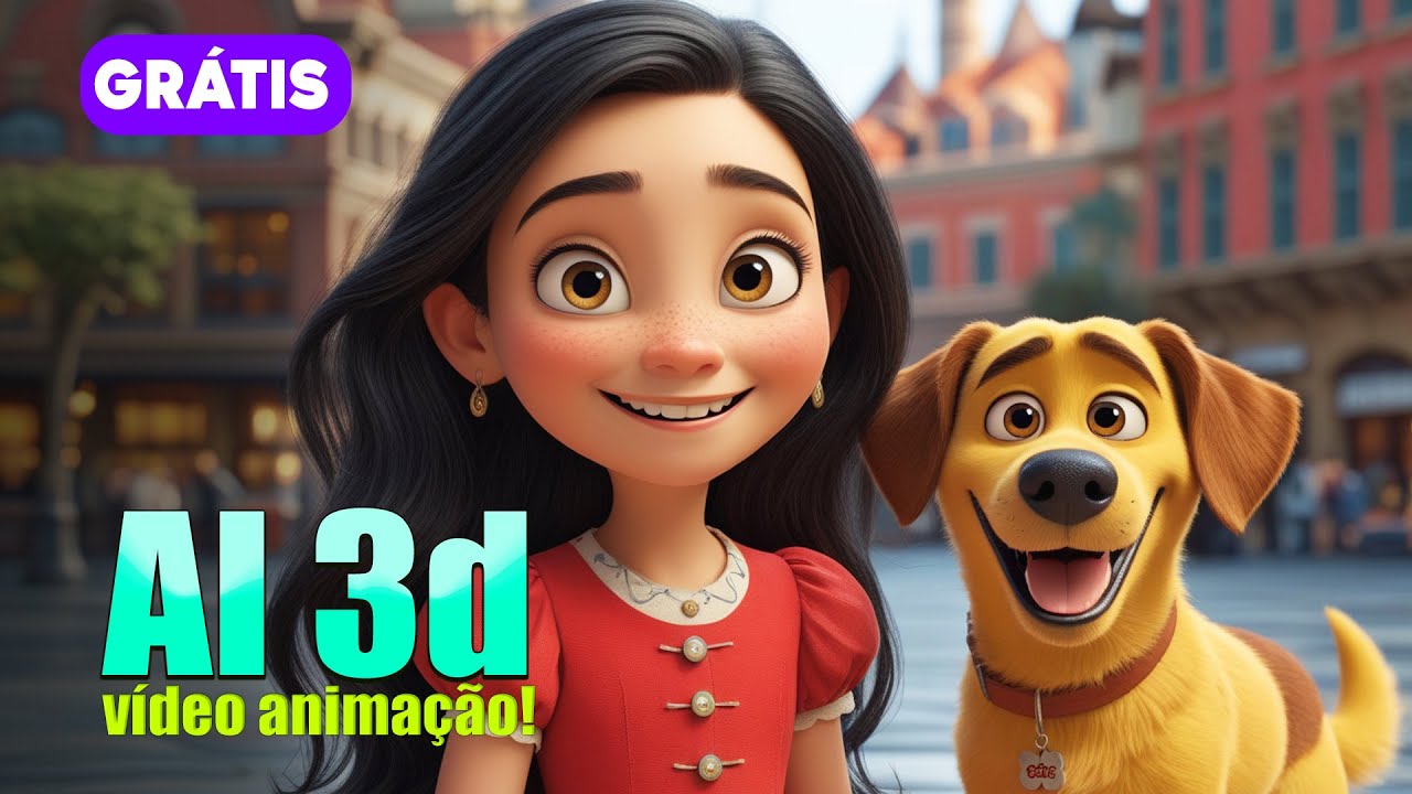 INTELIGÊNCIA ARTIFICIAL pra CRIAR VÍDEO ANIMAÇÃO em 3D! A.I text to Vídeo