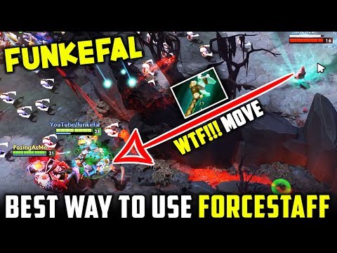 That's How To Use Forcestaff Perfectly Ultra Instinct Omg Plays By Funkefal 7.19 Dota 2