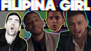 Billy Crawford - Ft. James Reid &amp; Marcus Davis - Filipina Girl (REACTION)