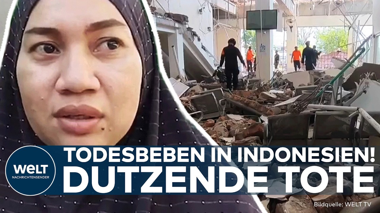 INDONESIEN: Mindestens 47 Tote! Schweres Erdbeben erschüttert Flores – Kliniken und Häuser zerstört