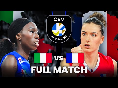 Italy 🇮🇹 vs France 🇫🇷 | Full Match | CEV EuroVolley 2023